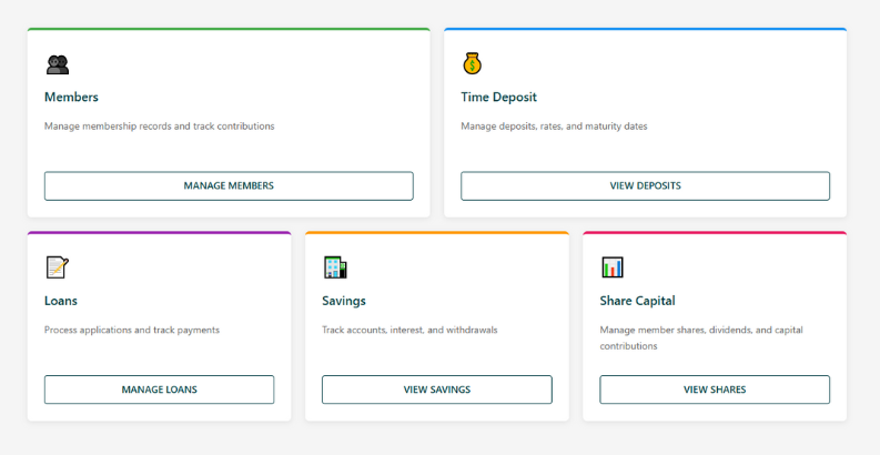 Loan Management Screenshot